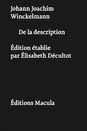 De la description [nouvelle édition]
